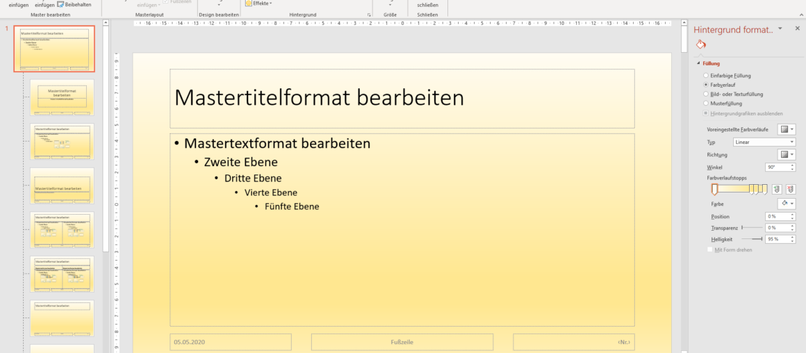 POWERPOINT FOLIENMASTER KENNENLERNEN TEIL 2 – INDIVIDUELLE GESTALTUNG